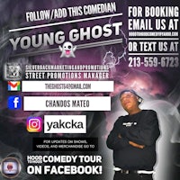 a flyer for the young ghost tour