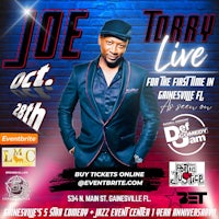 the flyer for joe tory live